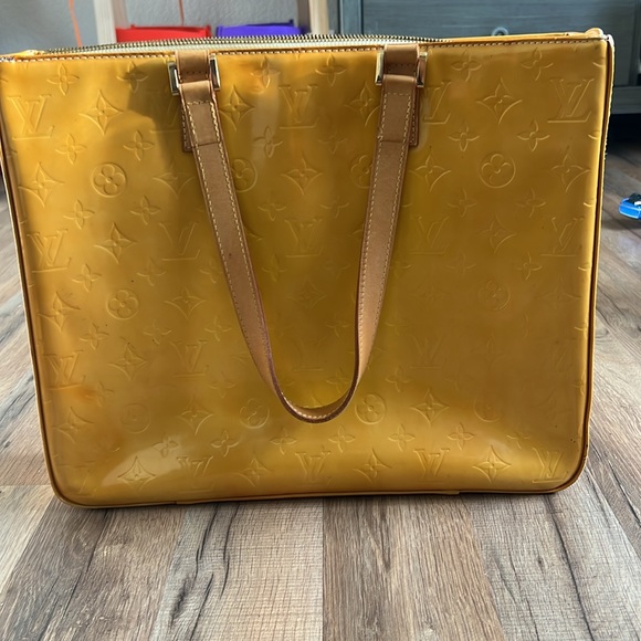 Authentic Louis Vuitton Bernie’s Columbus shoulder tote bag yellow - Picture 15 of 17